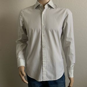 Hugo Boss button front long sleeve casual shirt M